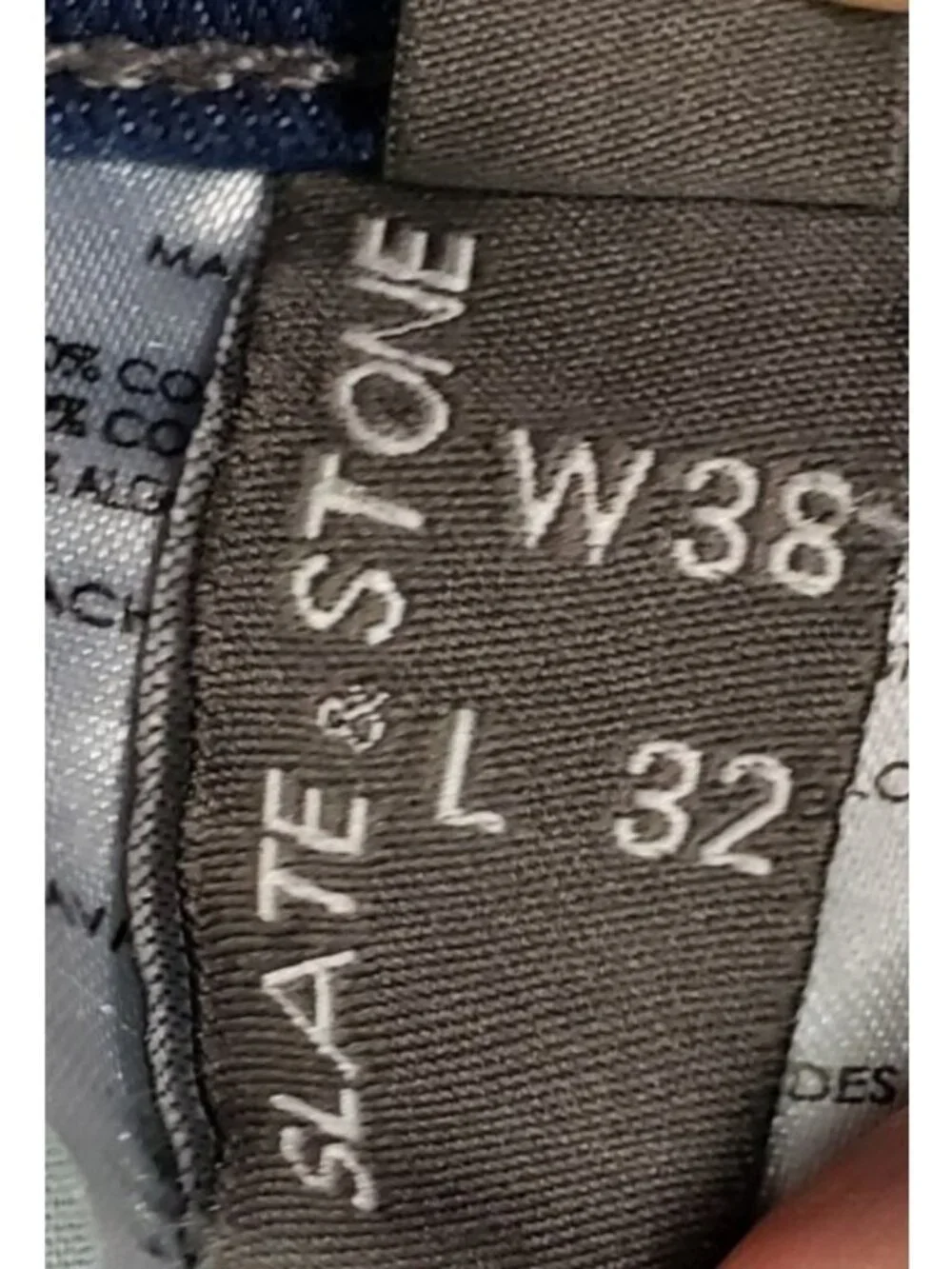 Slate & Stone Denim Collection Men's Sloan Standard Slim Jeans 38/32 EXCELLENT!!